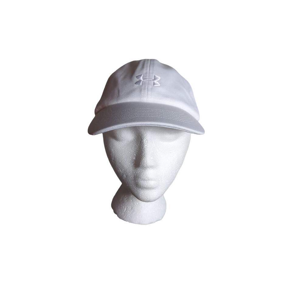 Under Armour Women's Play Up Cap Hat White Strap Back NEW